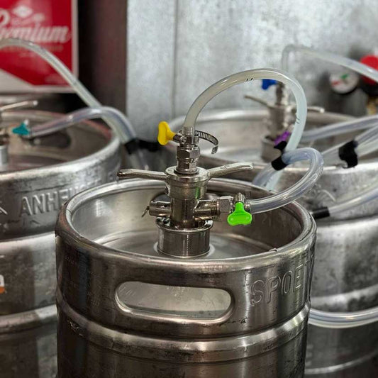 Stainless steel beer line clamps can be used on kegs, wort chillers and more.