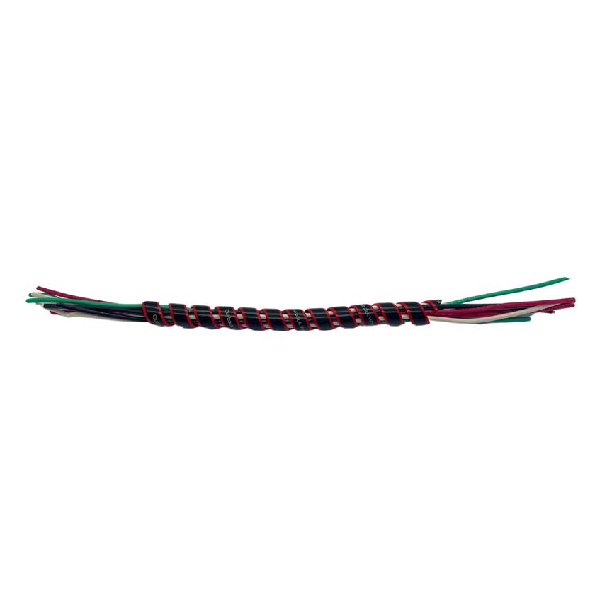 Red Outback Wrap Snakelet Wrap on multiple wires.