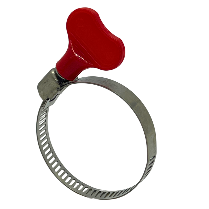 Stainless Steel Butterfly Hose Clamps with Turn Key