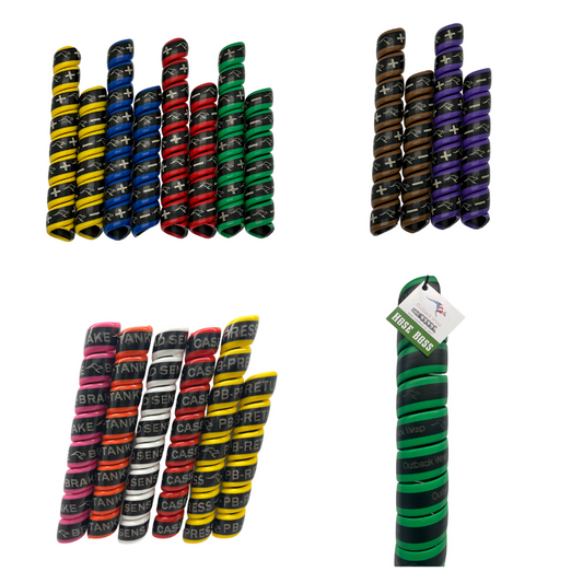 Our Planter Pack 2 has every hose wrap needed to label planter hydraulic hoses, including a 4 pair in yellow, blue, red and green, a two pair in brown and purple, a Power Beyond pack and a Hose Boss to protect up to 16 hoses.
