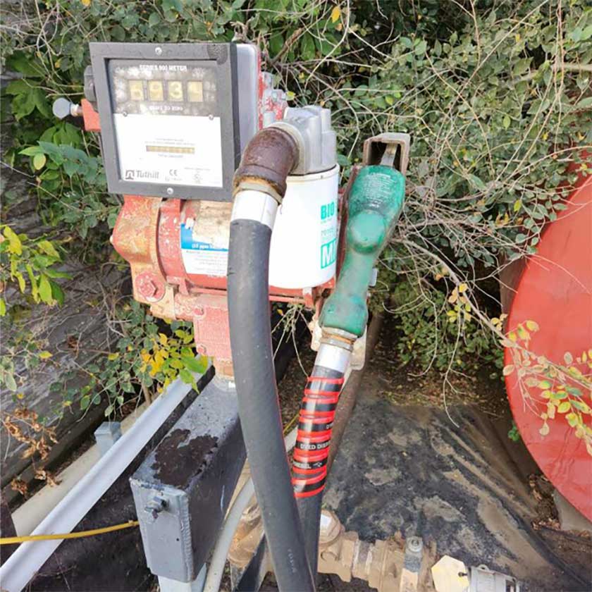 The Outback Wrap Fuel Finder system 
red wrap for Dyed Diesel.