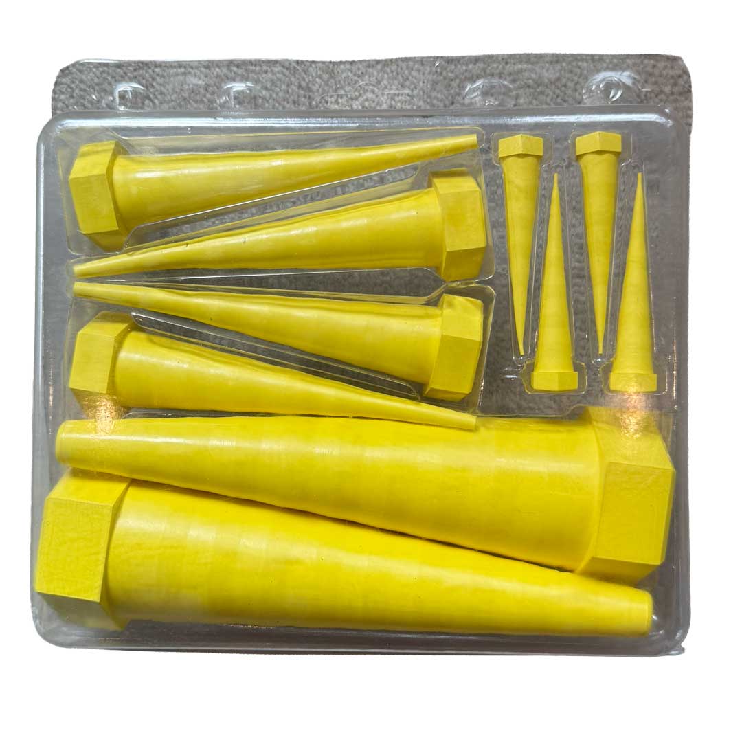 The Outback Wrap Gecko Seal Hydraulic Plugs for hydraulic repair, maintenance, or hydraulic service.