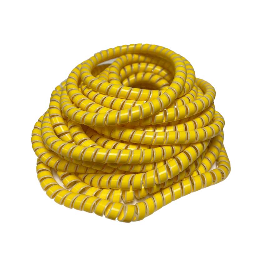 Glow in the dark scorpion spiral wrap, (32mm) is yellow in the daylight