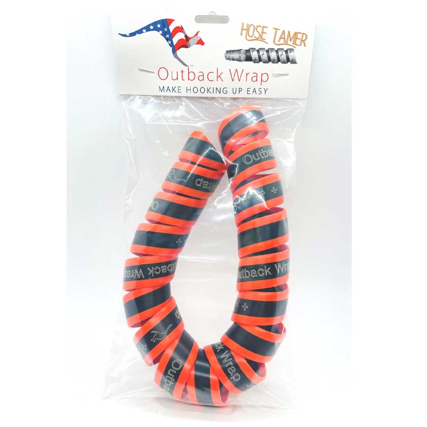 Outback Wrap orange hose tamer