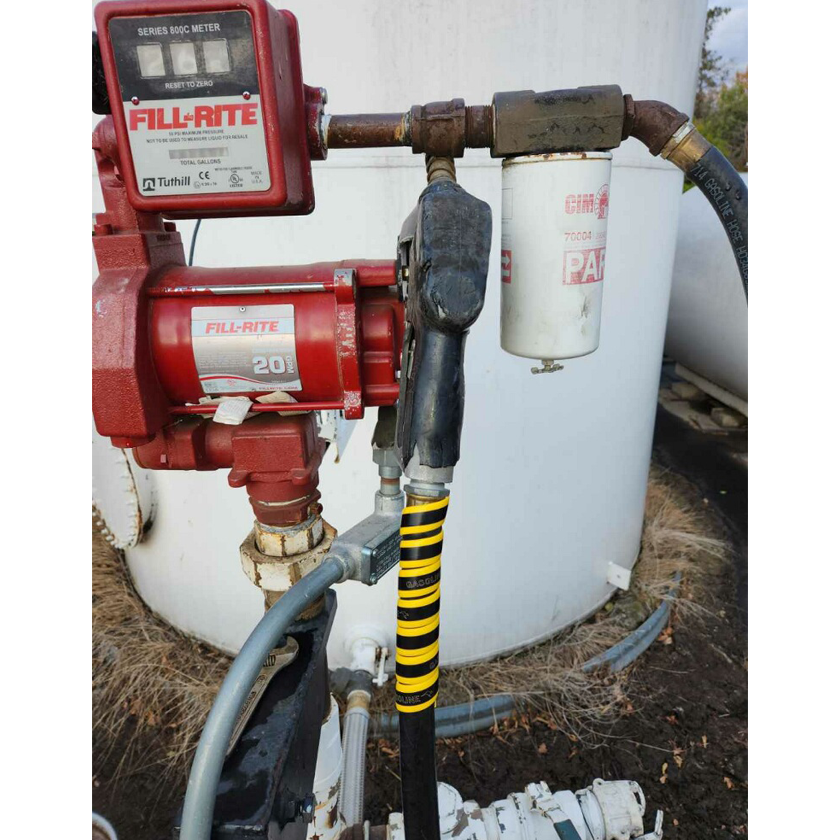the fuel finder, in yellow, for gasoline